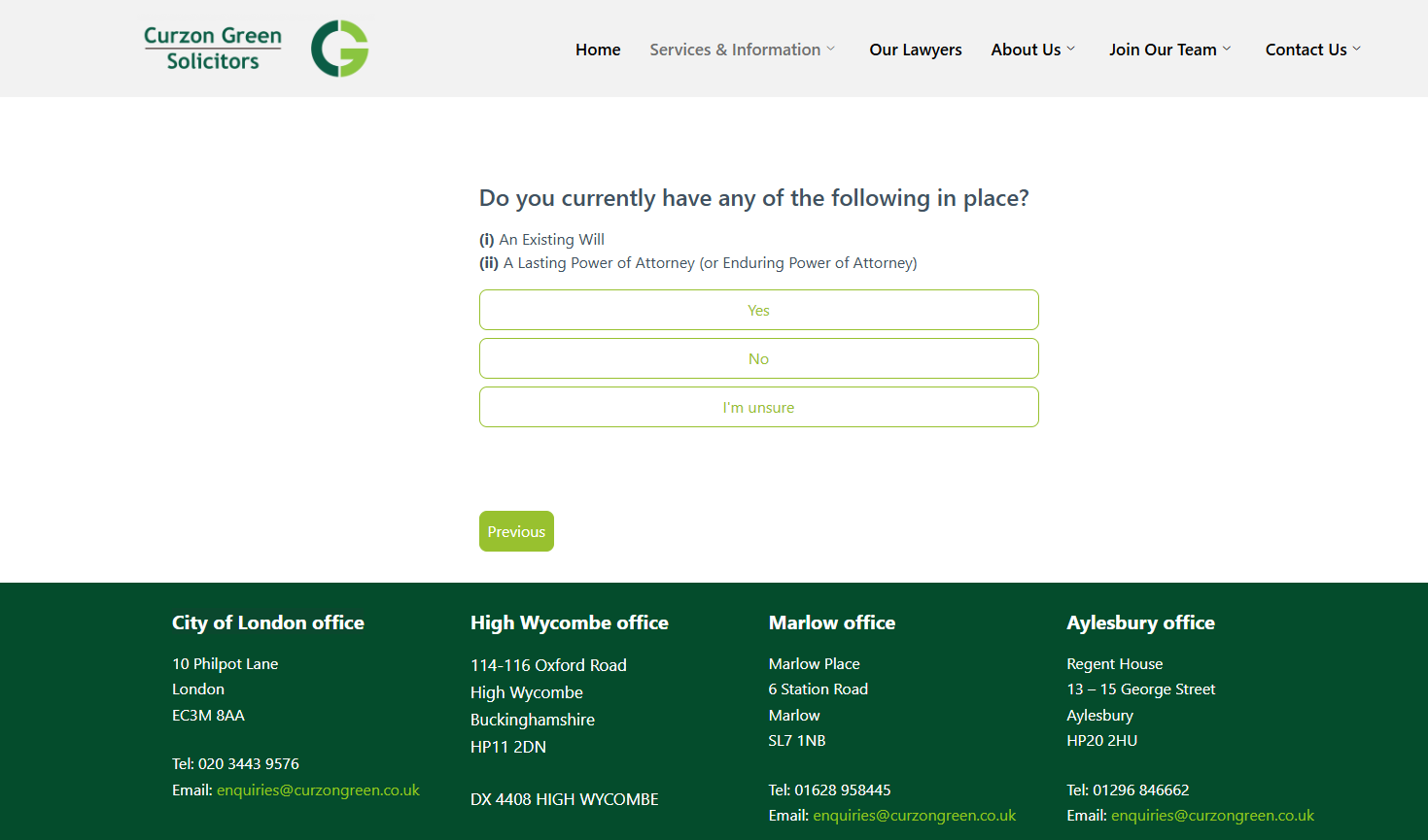 Project Curzon Green