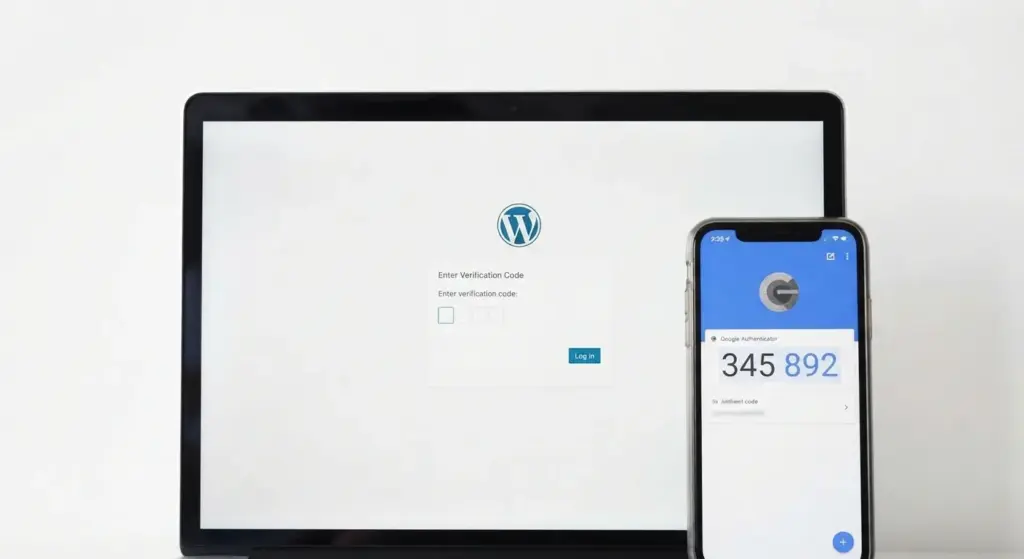 two-factor authentication - login to wordpress site admin