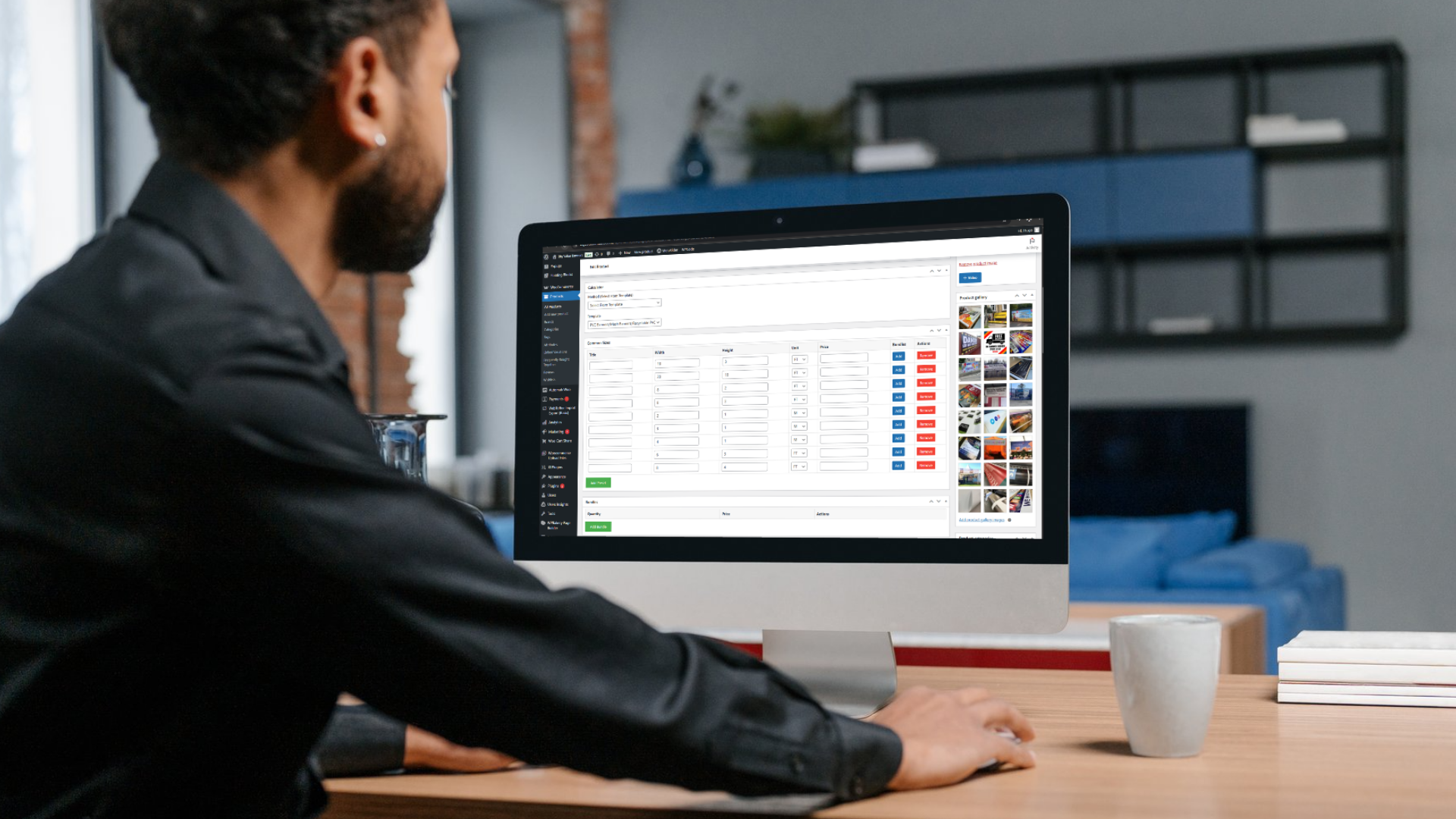 Artwork file upload backend workflow on Big Value Banners UK store