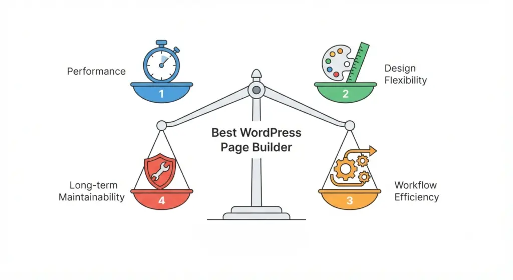 best wordpress page builder core decision factors