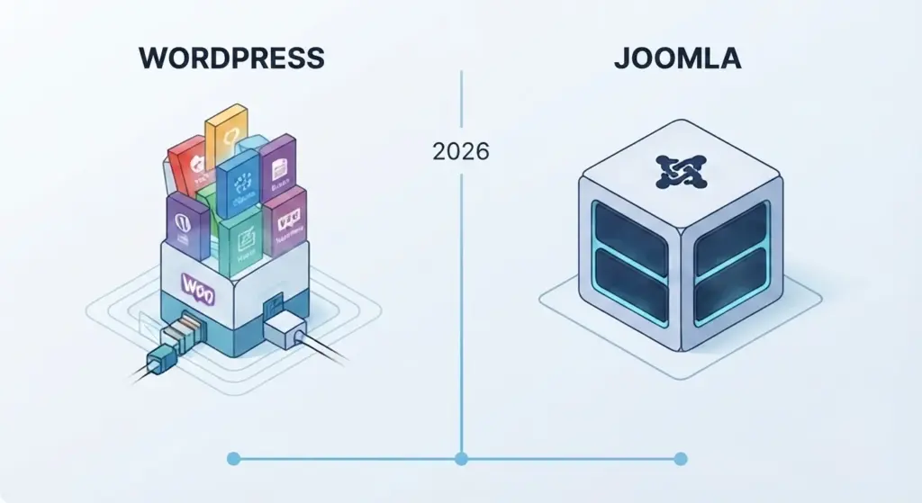joomla vs wordpress - core features