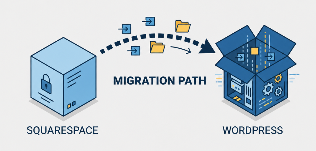 Migration path squarespace to wordpress