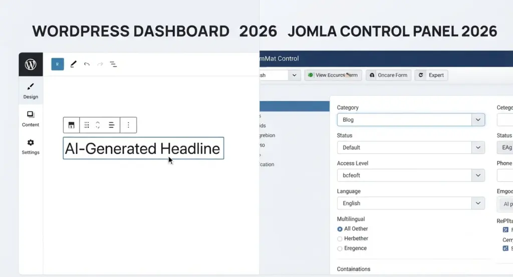 ease of use - joomla vs wordpress