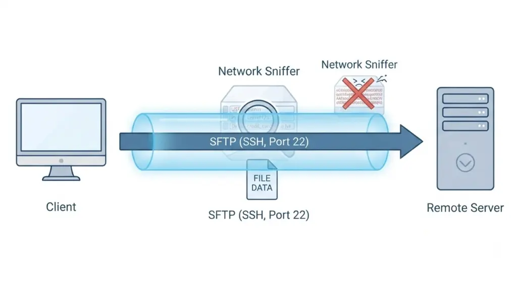 what is ftp encrypted connection