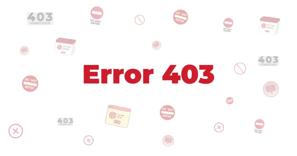 error 403