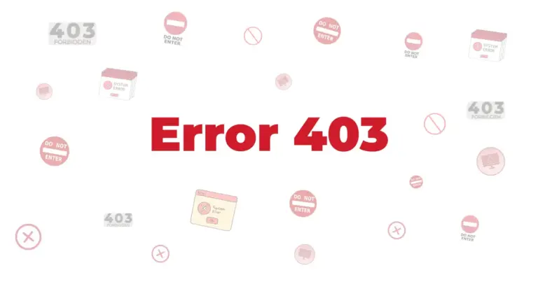 error 403