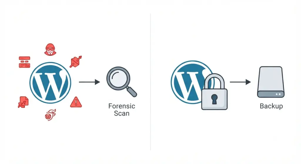 wordpress malware removal first response checklist