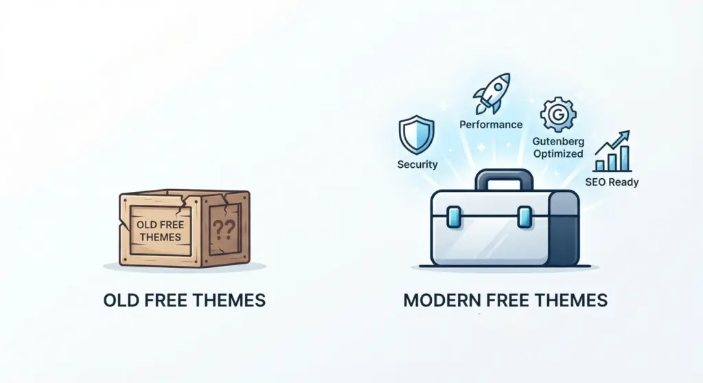 modern wordpress ecosystem - best free wordpress themes