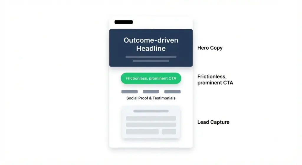 high converting landing page - best landing page examples