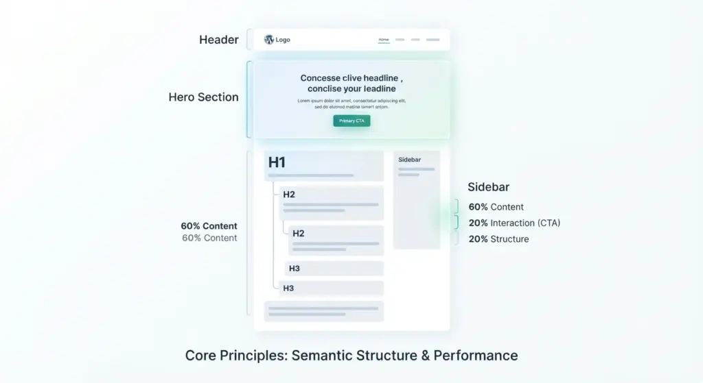high performing wordpress layout - best wordpress layout