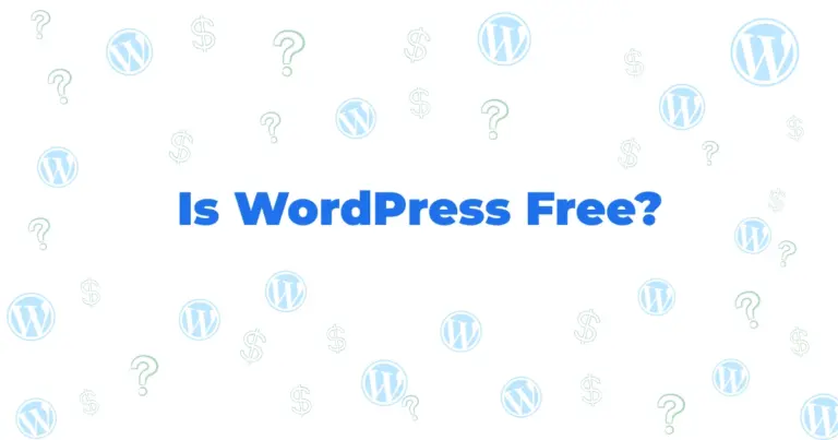 is wordpress free?