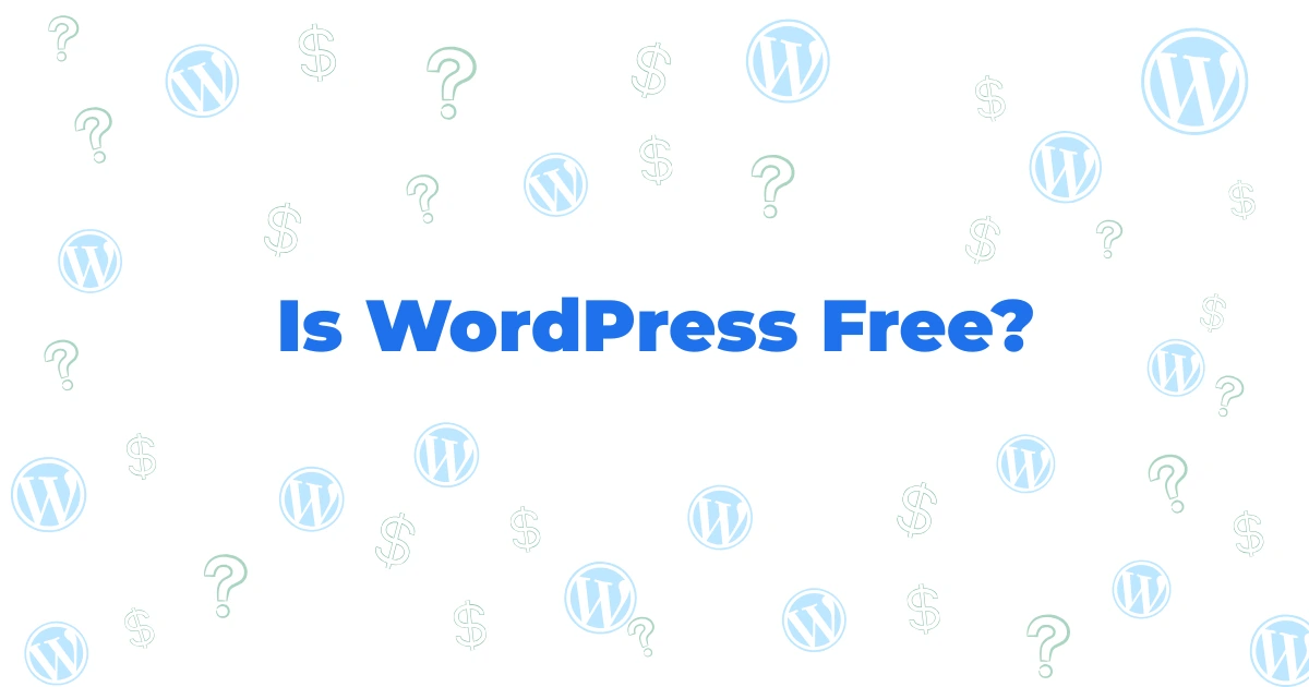 is wordpress free?