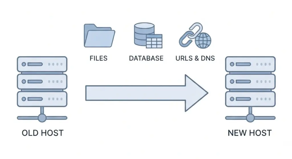 migrate wordpress site migration scope