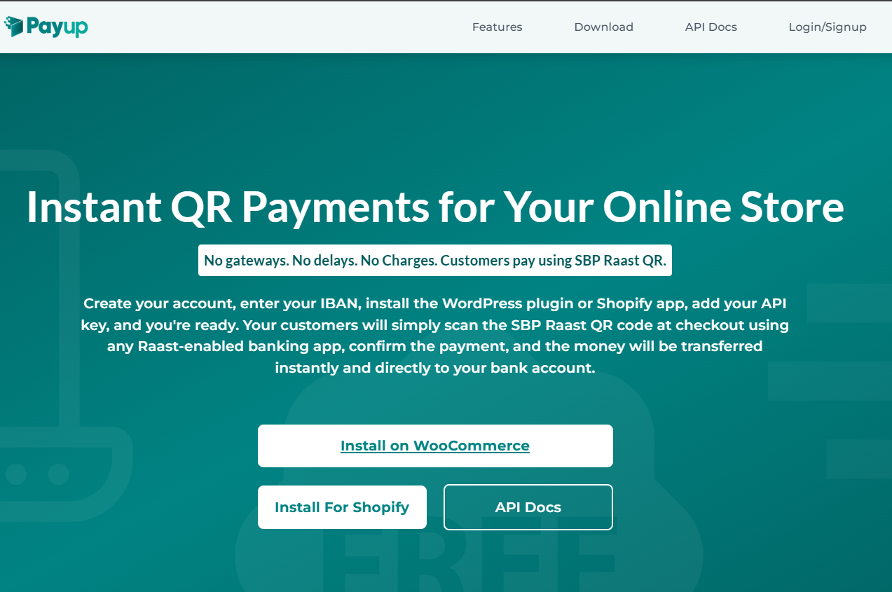 PayUp.pk QR Payment Gateway