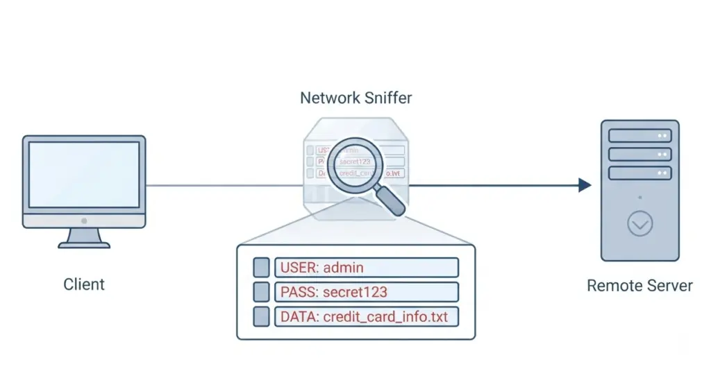 what is ftp plain ftp security risk