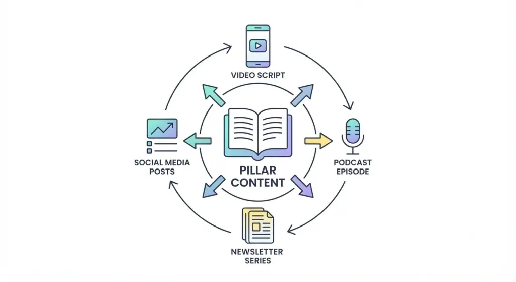 content repurposing cycle - what is a blog
