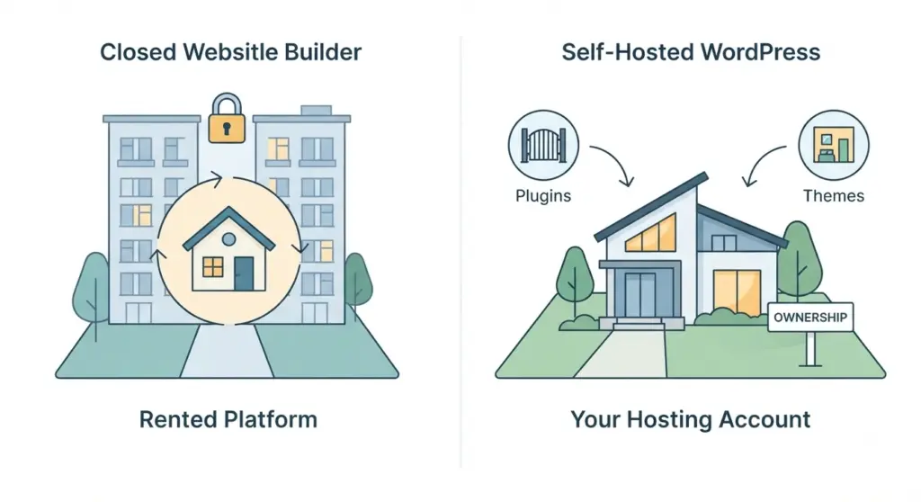 self hosted wordpress website self hosting