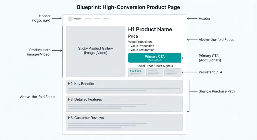 product page - best wordpress layout