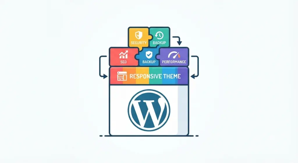 themes and plugins - how to make a wordpress website
