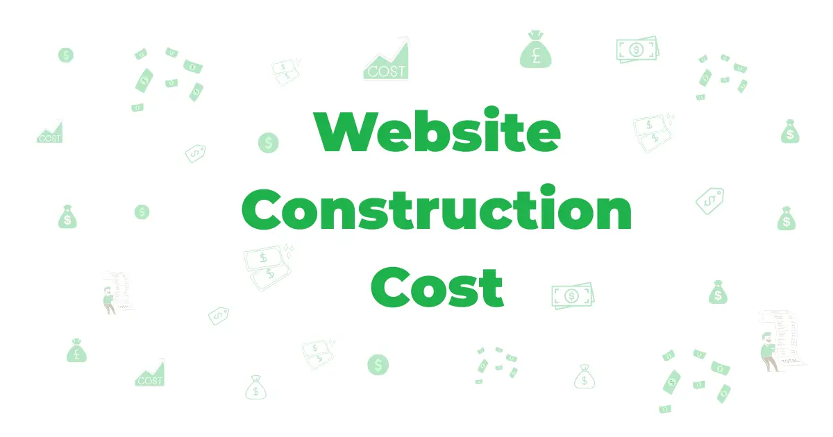 website construction cost