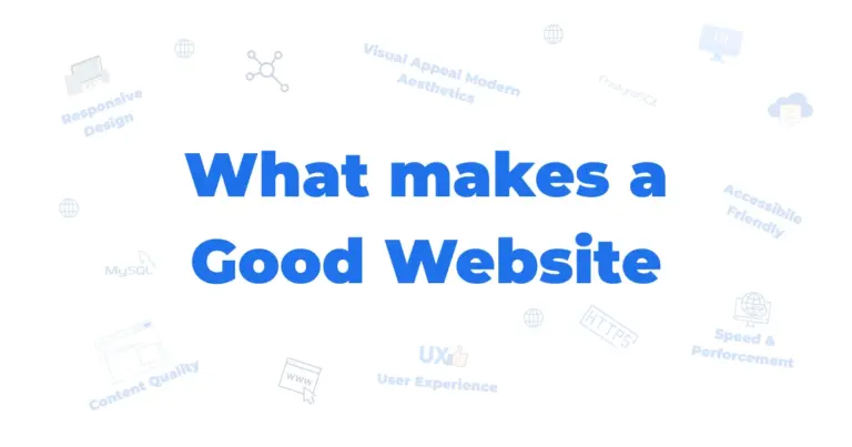 what makes a good website