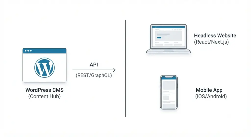decoupled headless wordpress architecture - is wordpress a cms