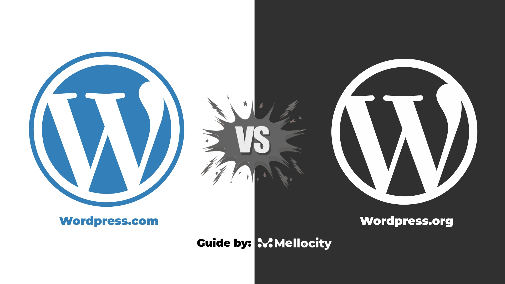 wordpress.com vs wordpress.org image illustration